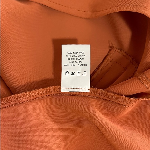 MELLODAY Vibrant Brick Orange Blazer - Picture 7 of 7